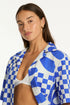 Sea Level Seascape Bowling Shirt